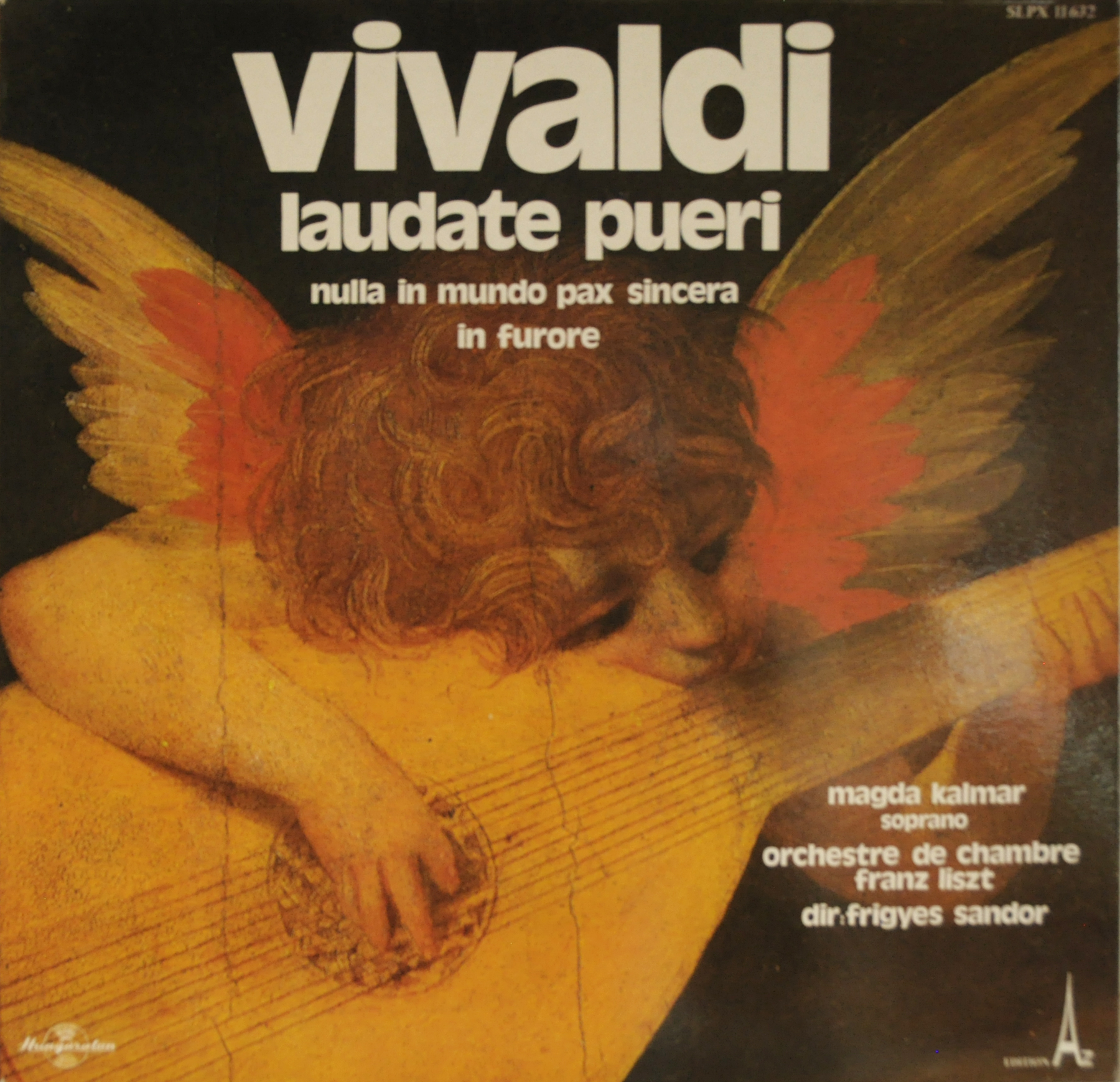 Acheter disque vinyle VIVALDI Antonio - Frigyes Sandor Laudate Pueri;  nulla in mundo pax sincera; in fuore a vendre